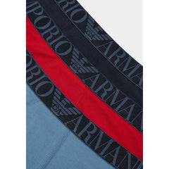 Emporio Armani Underwear Blauwe Katoenen Slips