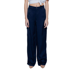 Street One Blaue Viskose-Freizeithose