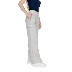Street One Beige Linnen Flared Broek