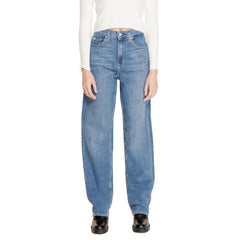 Calvin Klein Jeans Blaue Baumwoll-Jeans mit entspanntem Schnitt
