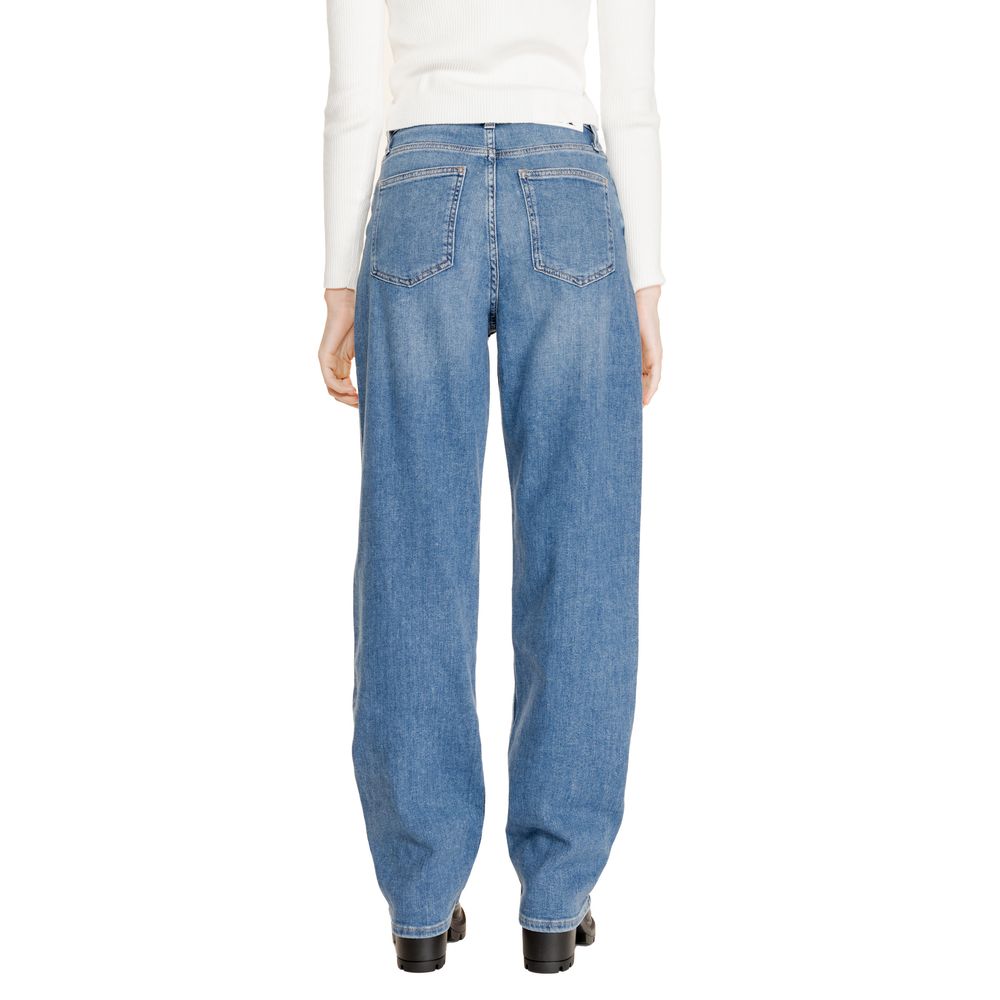 Calvin Klein Jeans Blaue Baumwoll-Jeans mit entspanntem Schnitt