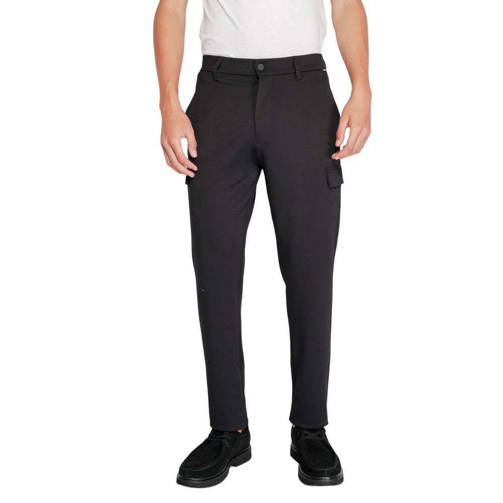 Calvin Klein Schwarze Jogginghose aus recyceltem Polyester (Trainingshose)