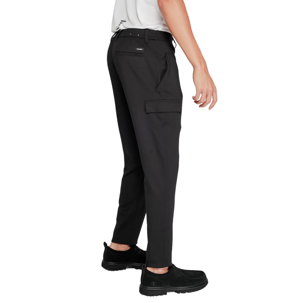 Calvin Klein Schwarze Jogginghose aus recyceltem Polyester (Trainingshose)