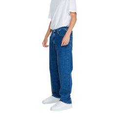 Replay Blue Katoenen Relaxte Pasvorm Jeans