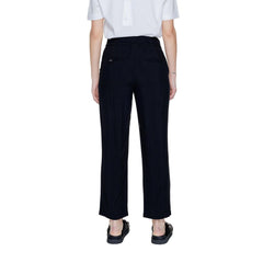 Street One Black Viscose Casual Pants