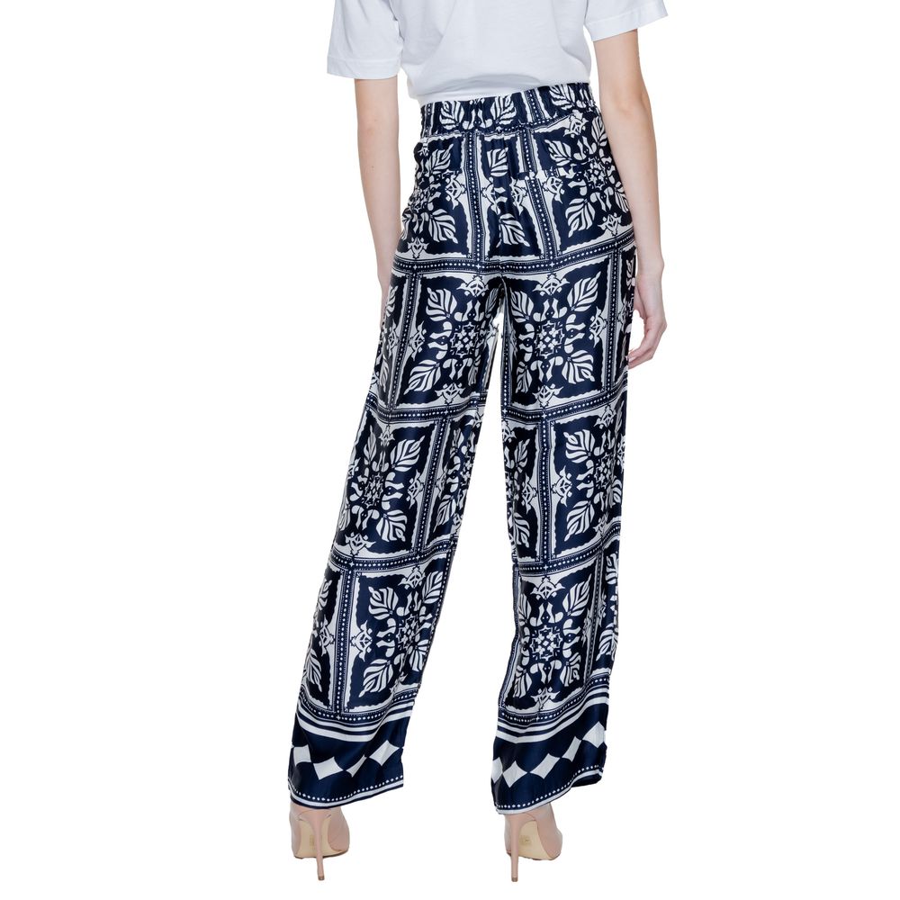 Street One Blauwe Viscose Casual Broek