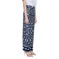 Street One Blauwe Viscose Casual Broek