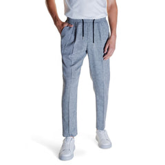 Antony Morato Black Linen Casual Pants