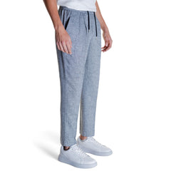 Antony Morato Black Linen Casual Pants