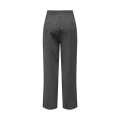 Jacqueline De Yong Grijze Casual Broek Van Viscose
