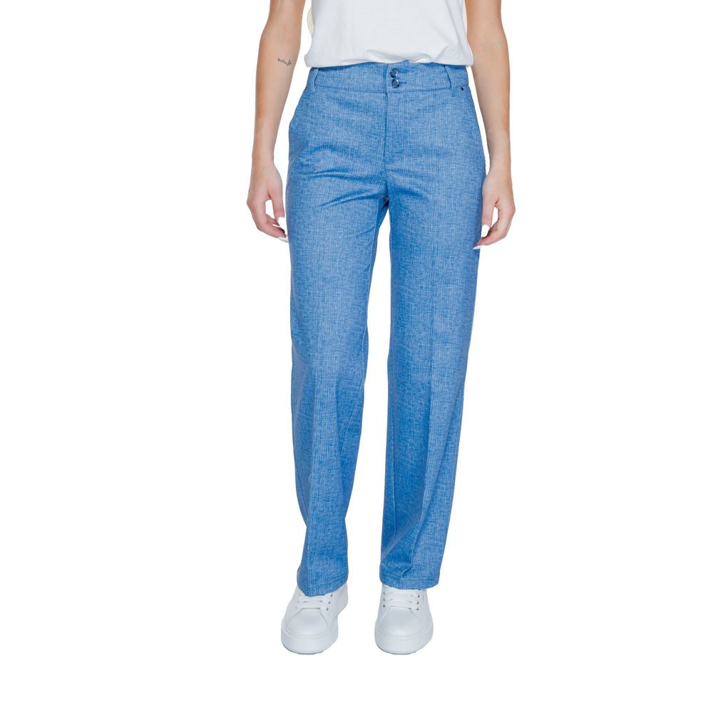 Street One Blaue Freizeithose aus Polyester