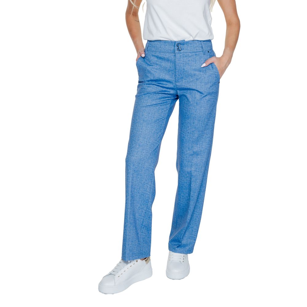 Street One Blaue Freizeithose aus Polyester