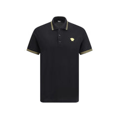 Versace Zwart Katoenen Poloshirt