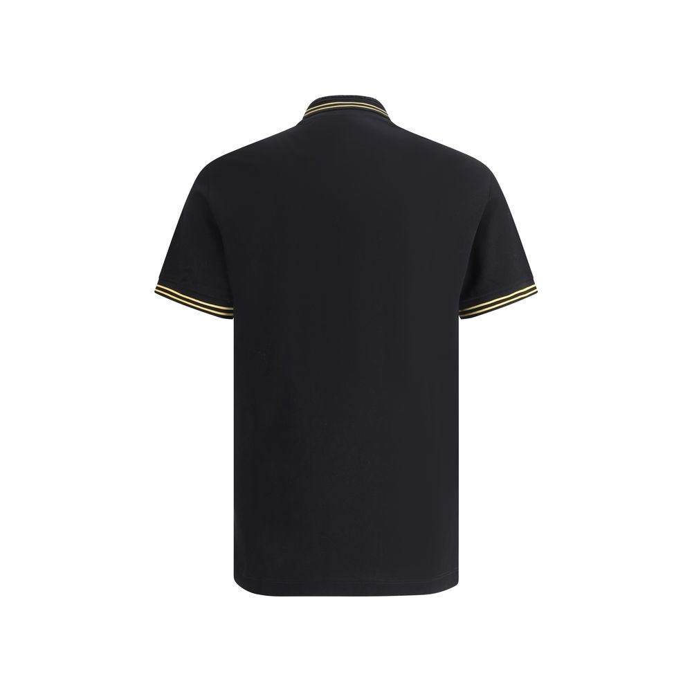 Versace Zwart Katoenen Poloshirt