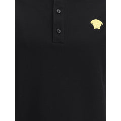 Versace Zwart Katoenen Poloshirt