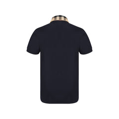 Burberry blauw katoenen poloshirt