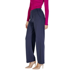 Street One Blauwe Viscose Casual Broek