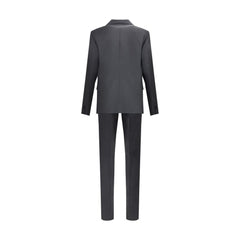 Dsquared² Black Wool Two-Piece Suit
