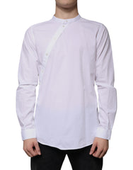 Dolce & Gabbana Wit Katoenen Slim Fit MARTINI Overhemd