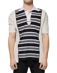 Dolce & Gabbana Poloshirt met gestreepte kraag in meerdere kleuren