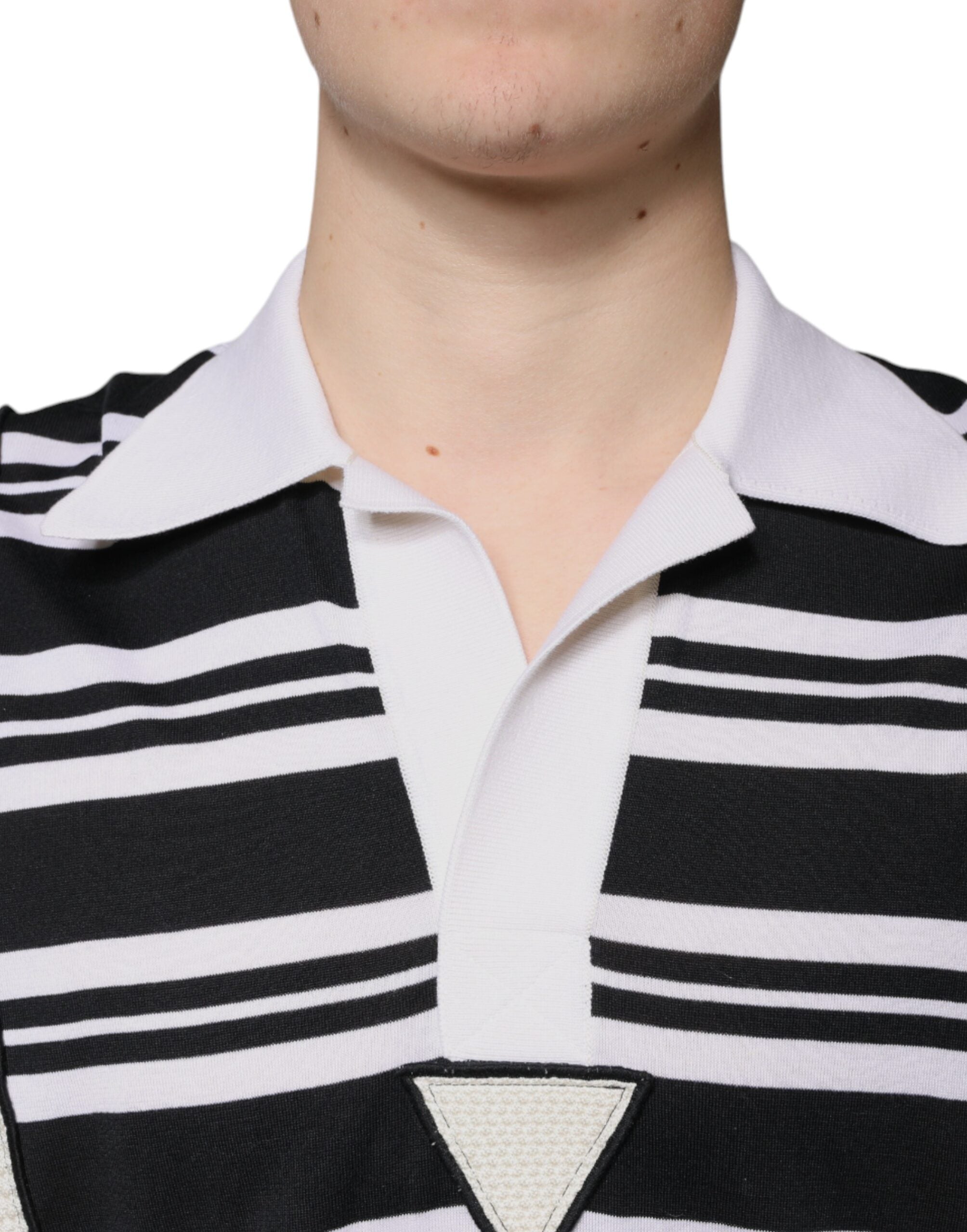 Dolce & Gabbana Poloshirt met gestreepte kraag in meerdere kleuren