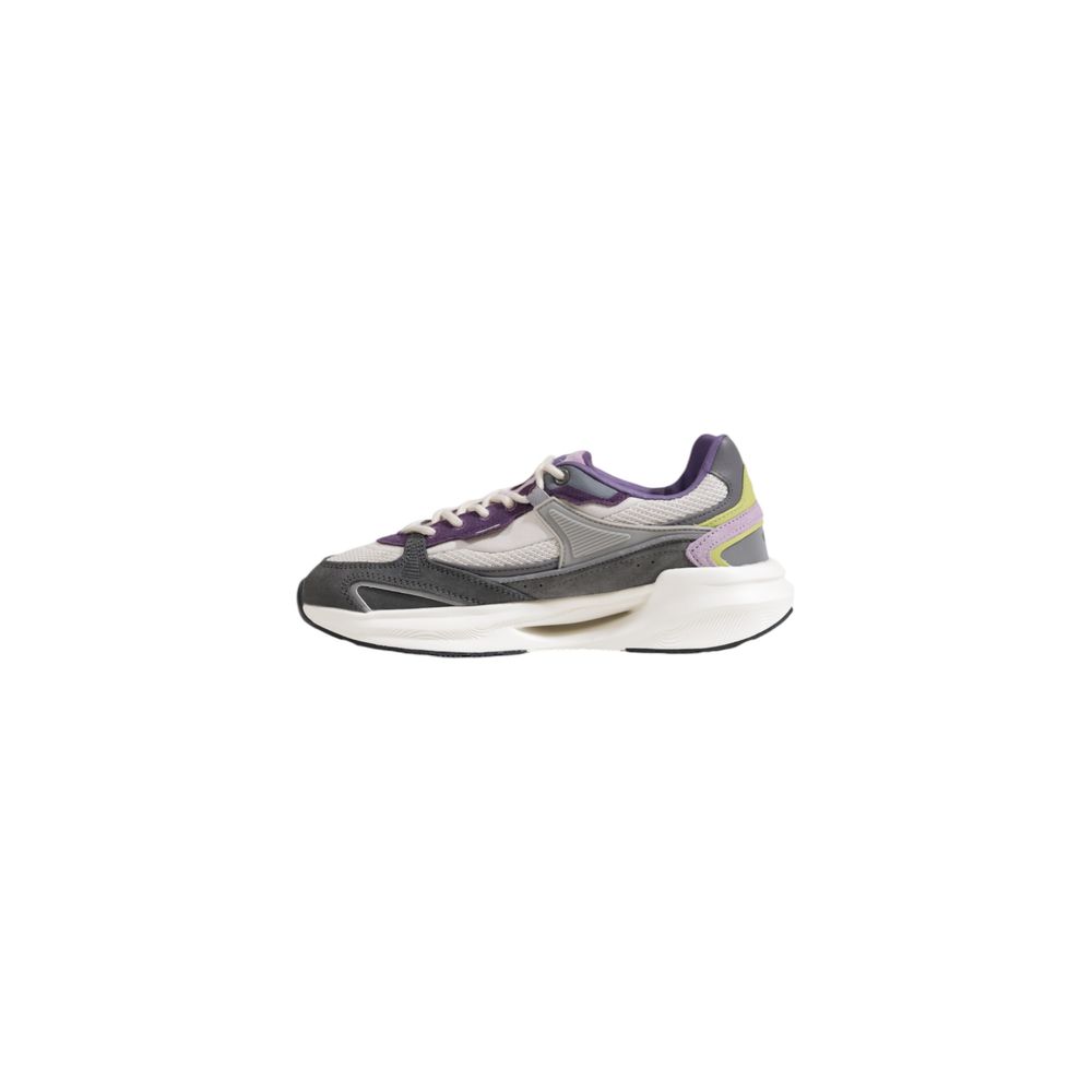 D.A.T.E. Grijze Stoffen Chunky Sneakers