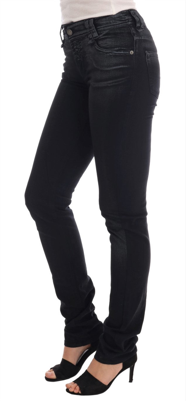 John Galliano Grey Wash Baumwoll-Stretch Jeans im Regular Fit