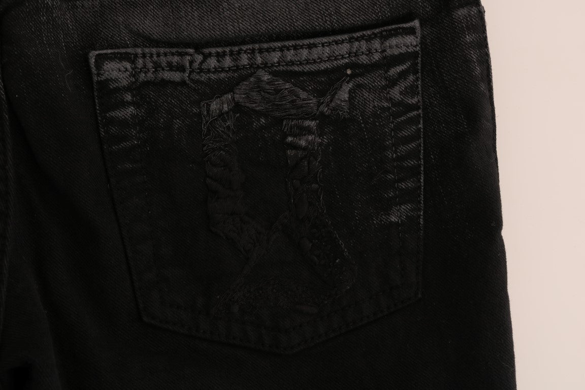 John Galliano Grey Wash Baumwoll-Stretch Jeans im Regular Fit