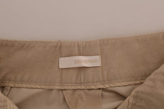 Ermanno Scervino Beige Katoenen Bootcut Broek