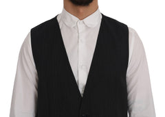 Dolce & Gabbana Grijs Wollen Stretchvest