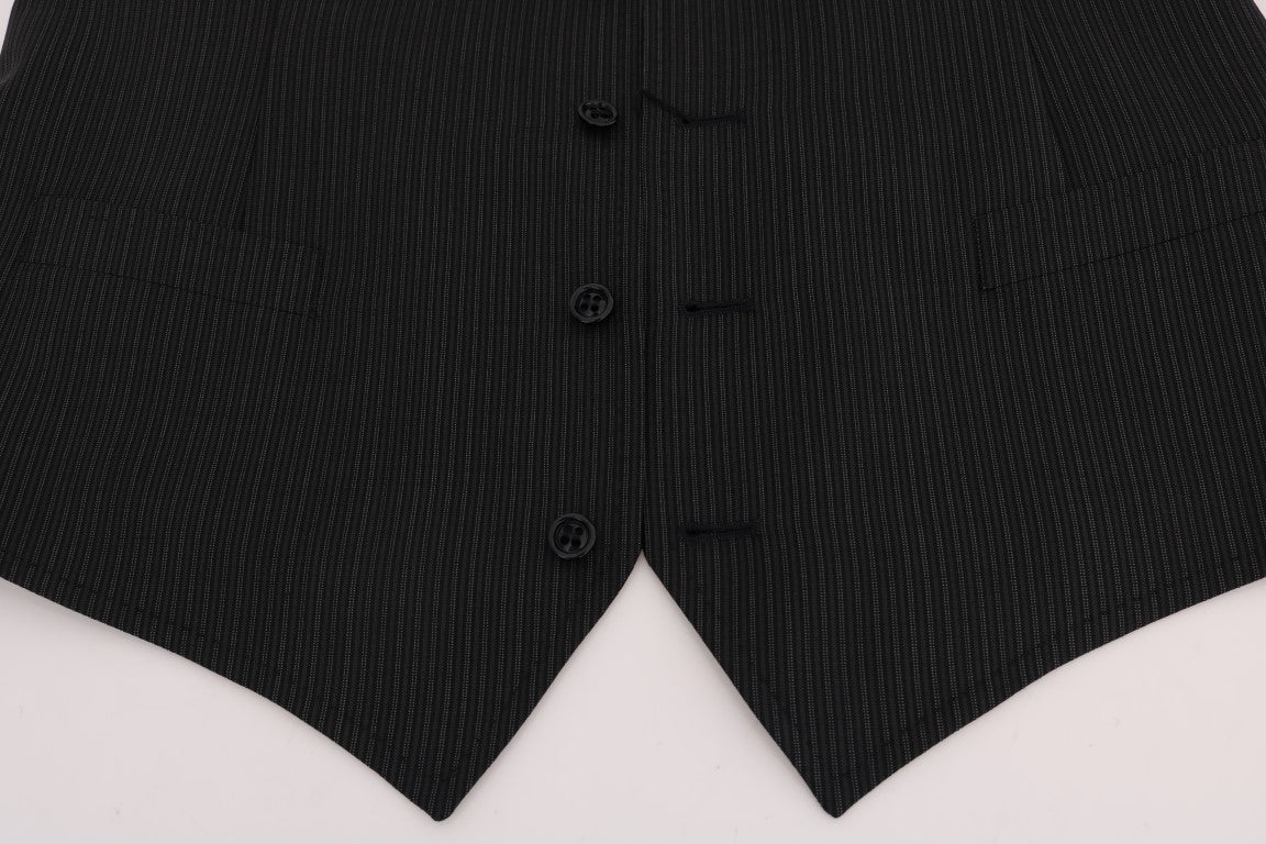 Dolce & Gabbana Grijs Wollen Stretchvest