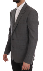 Dolce & Gabbana Grauer Wolle MARTINI Slim Blazer