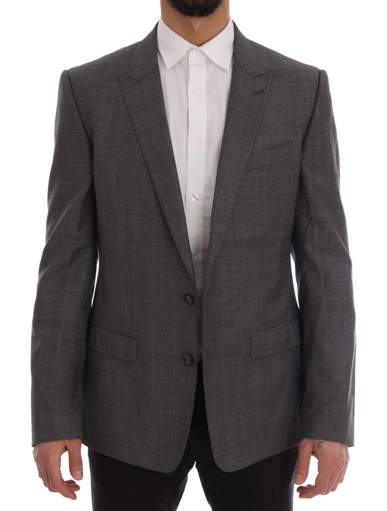 Dolce & Gabbana Grauer Wolle MARTINI Slim Blazer