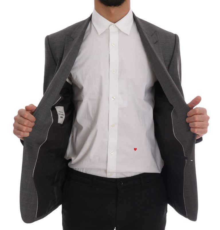 Dolce & Gabbana Grauer Wolle MARTINI Slim Blazer