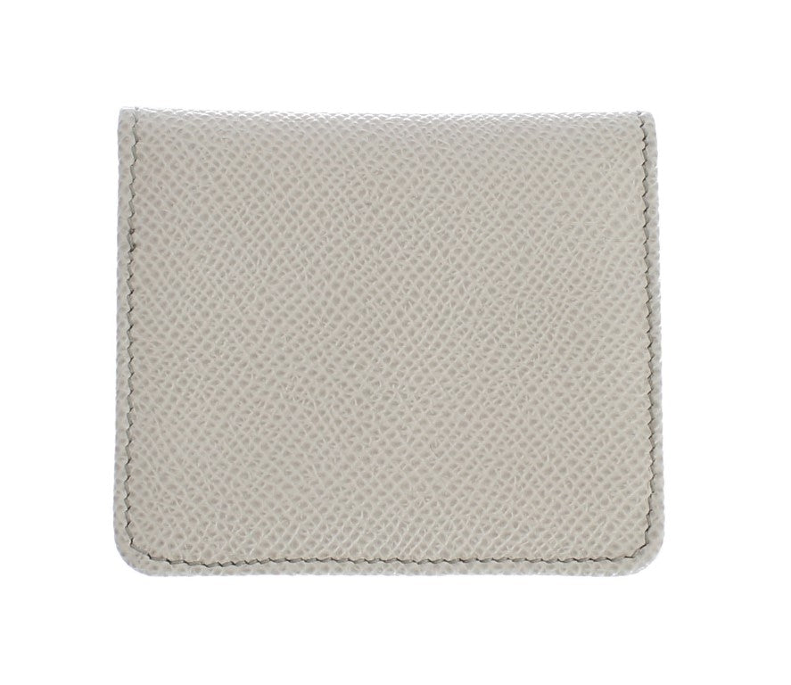 Dolce & Gabbana Witte Dauphine Leren Etui Portemonnee