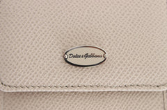 Dolce & Gabbana Witte Dauphine Leren Etui Portemonnee