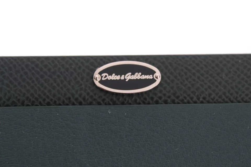 Dolce & Gabbana Mauspad aus grünem Leder