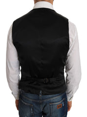Dolce & Gabbana Weste mit schwarzen Tupfenmuster