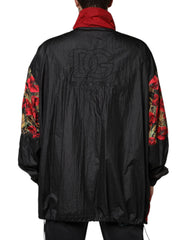 Dolce & Gabbana Herren-Strickjacke mit Reißverschluss und mehrfarbigem Patchworkmuster