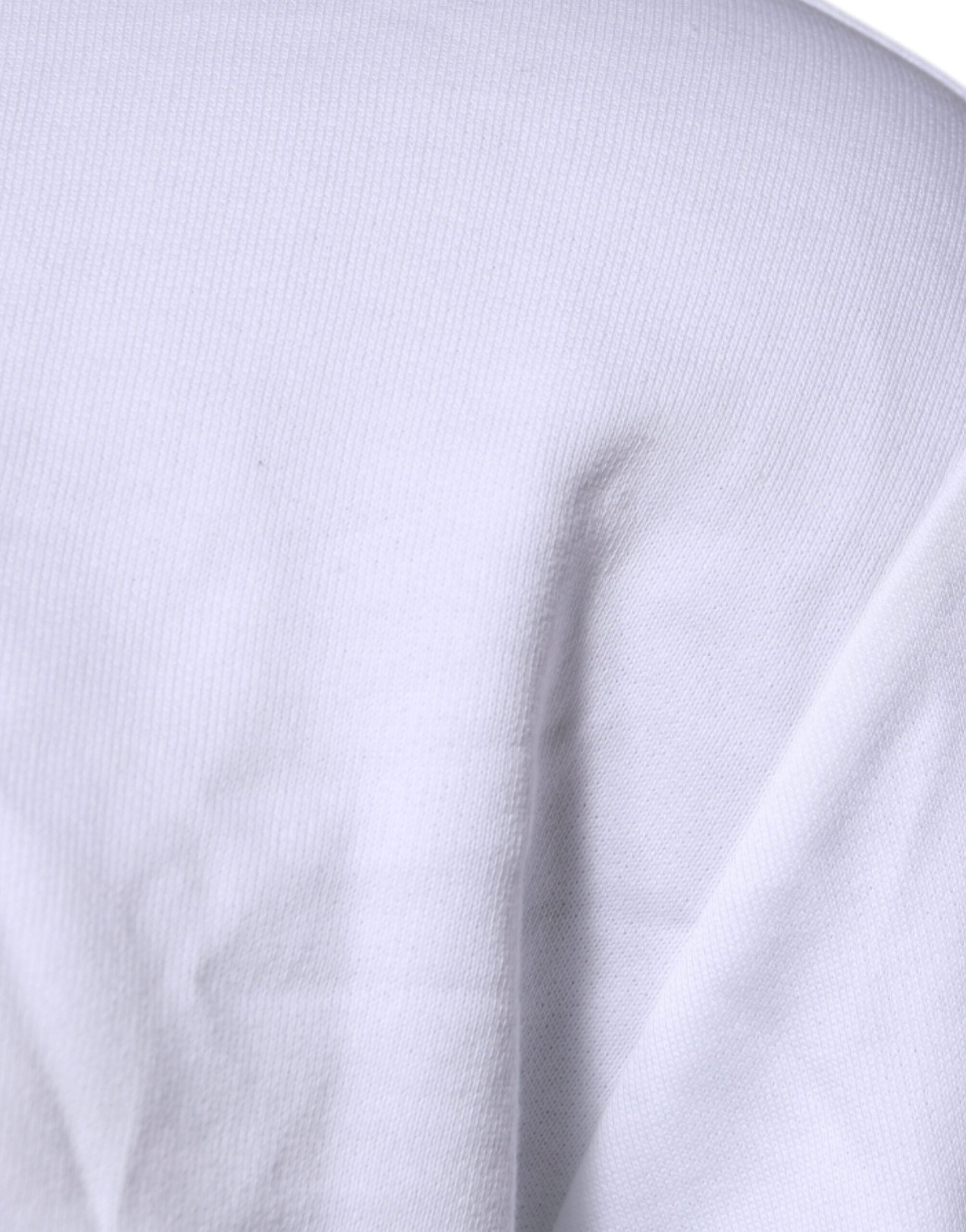 Versace Pullover mit Medusa-Stickerei am Rundhalsausschnitt, Weiß
