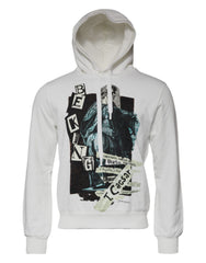 Dolce & Gabbana Weißer Caesar Baumwoll-Kapuzenpullover