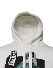 Dolce & Gabbana Weißer Caesar Baumwoll-Kapuzenpullover