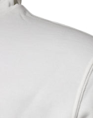 Dolce & Gabbana Weißer Caesar Baumwoll-Kapuzenpullover