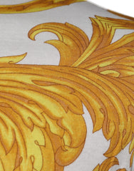 Versace T-Shirt mit Medusa-Print aus Baumwolle und Rundhalsausschnitt Weiß