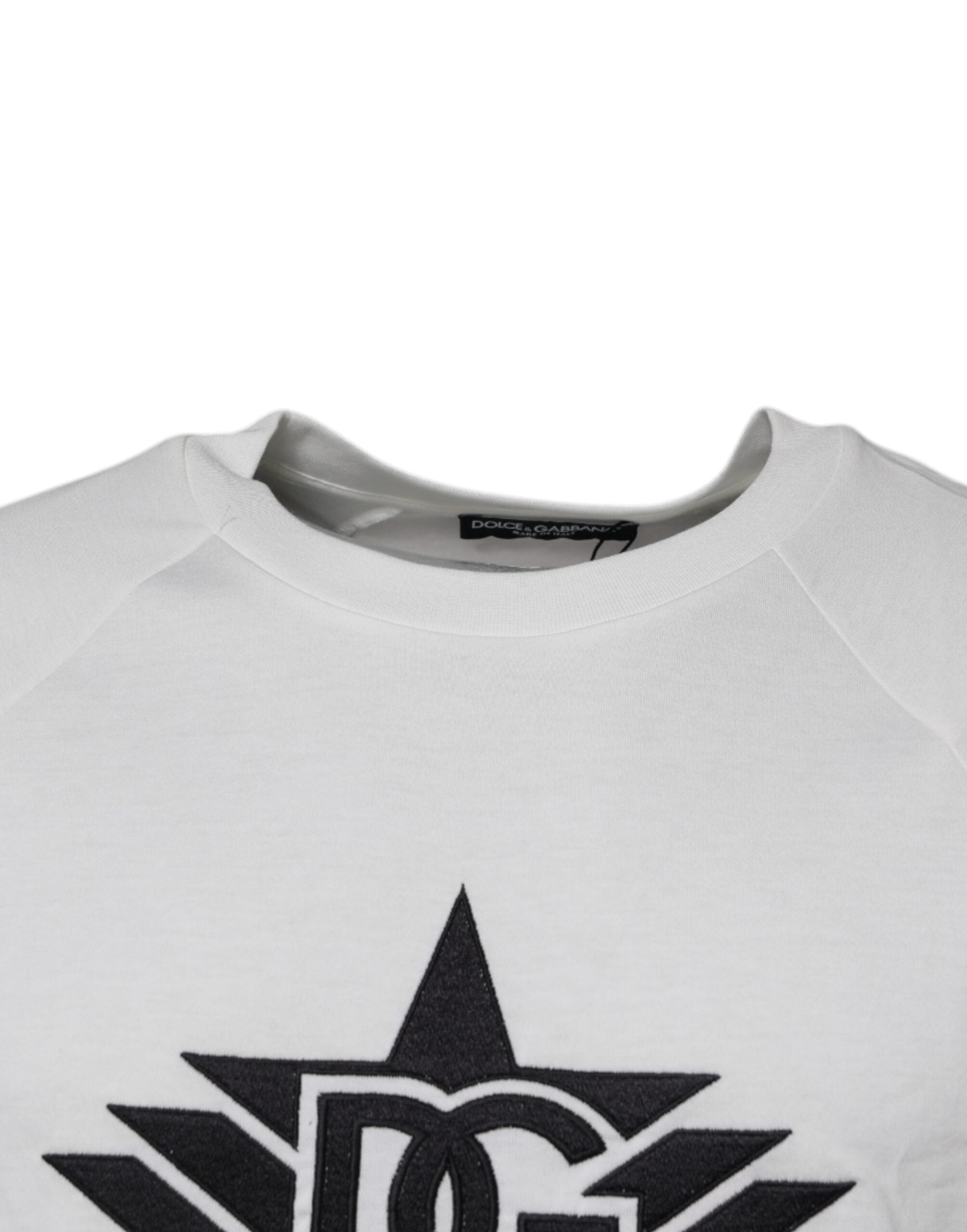 Dolce & Gabbana Wit DG Sport T-shirt met Ronde Hals en Korte Mouwen