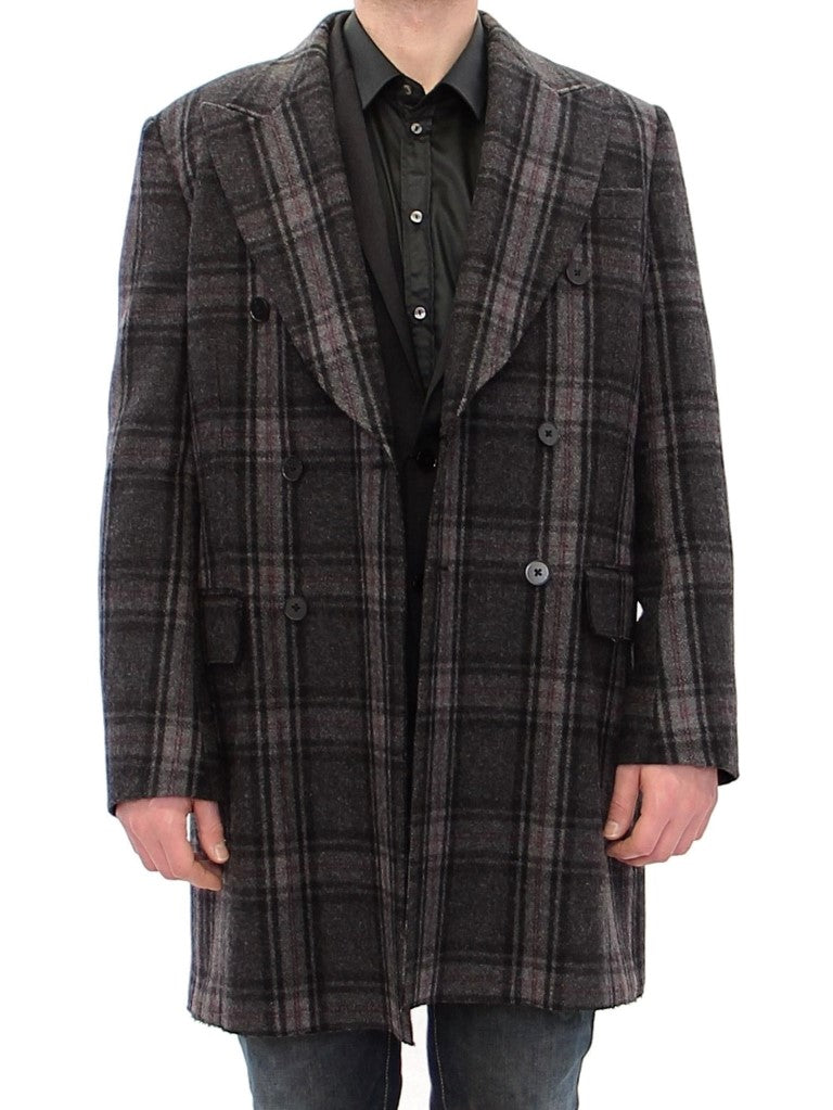 Dolce & Gabbana Grijs Double Breasted Mantels Jack
