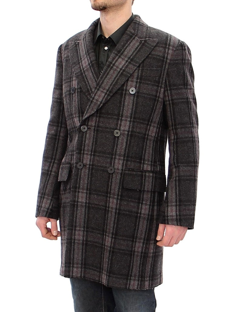 Dolce & Gabbana Grijs Double Breasted Mantels Jack