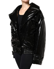 Dolce & Gabbana Zwart Polyester Blousonjack Met Knoopsluiting