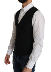 Dolce & Gabbana Schwarze Weste aus Wolle