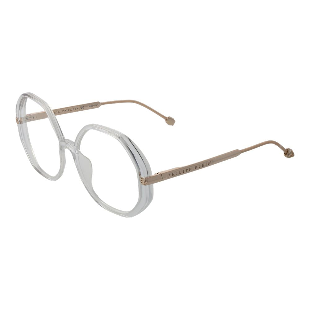 Philipp Plein Brille aus transparentem Zelluloseacetat